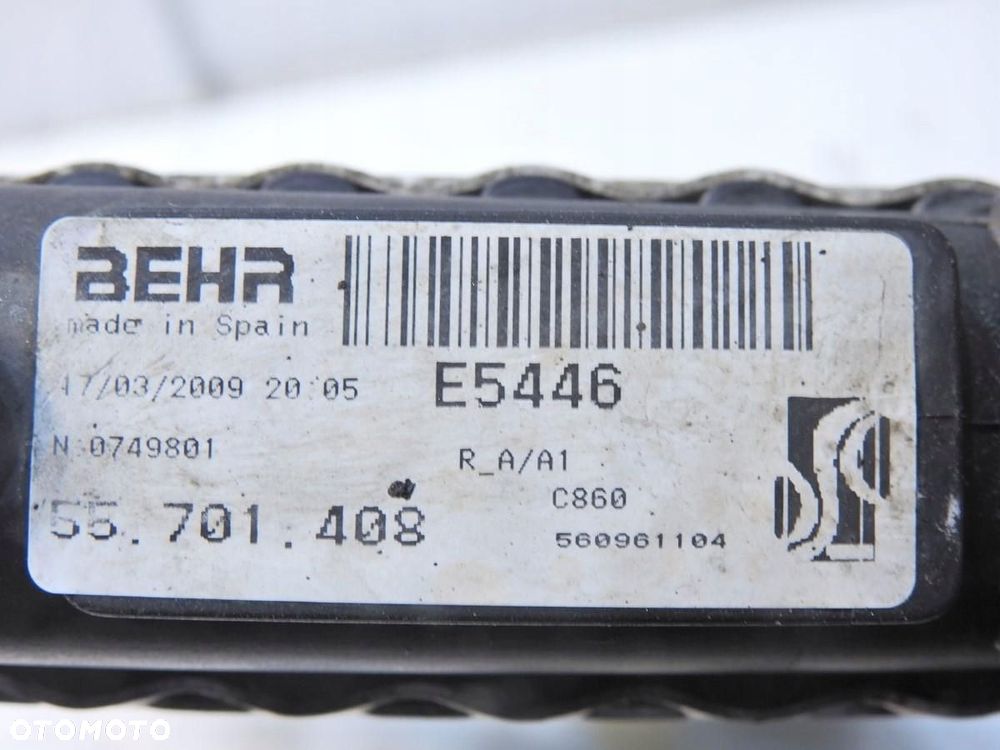 CHŁODNICA WODY OPEL CORSA D 1.2 16V 55701408 560961104 - 5