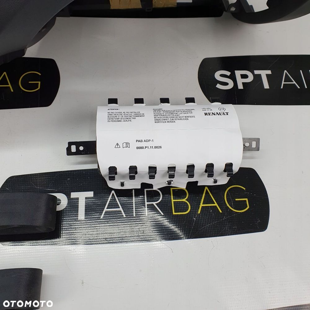 RENAULT CAPTUR I LIFT DESKA ROZDZIELCZA KONSOLA KOKPIT PULPIT PODUSZKI AIRBAG AIR BAG PASY KIT SET - 8
