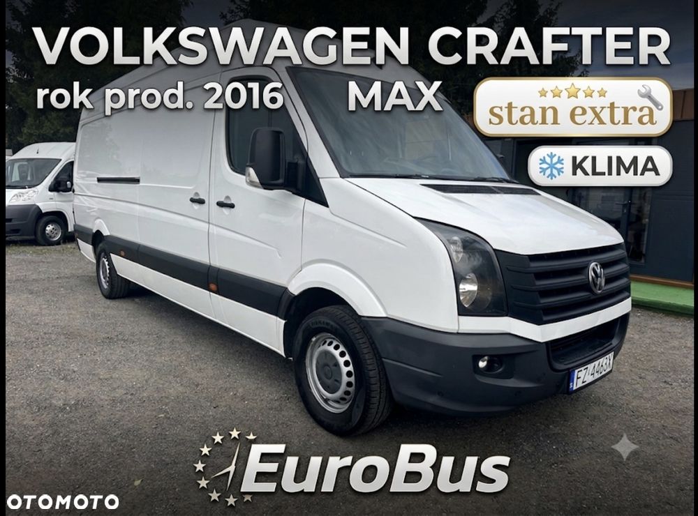 Volkswagen Crafter 2016r MAXI L4 klima stan extra