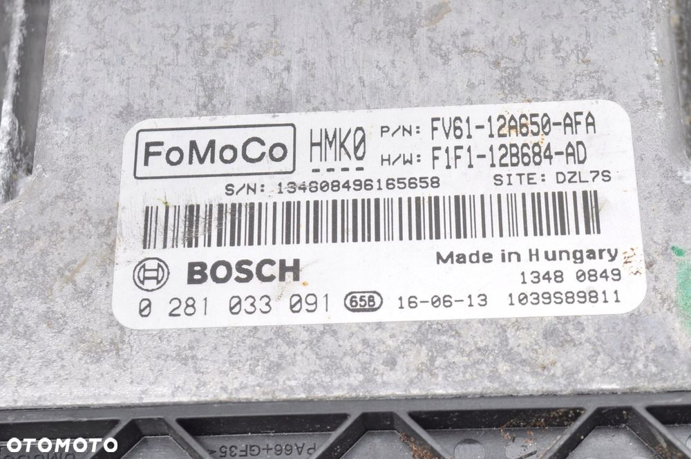 FORD TOURNEO CONNECT MK2 1.5 KOMPUTER SILNIKA FV61-12A650-AFA - 3