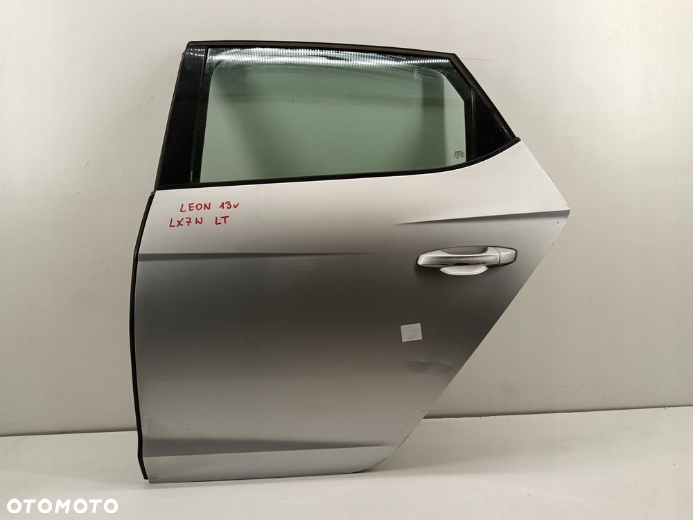 DRZWI LEWE TYLNE TYŁ SEAT LEON III 12-17 LX7W - 2