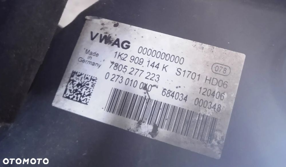 Maglownica elektryczna VW Golf V 1K2909144K - 3