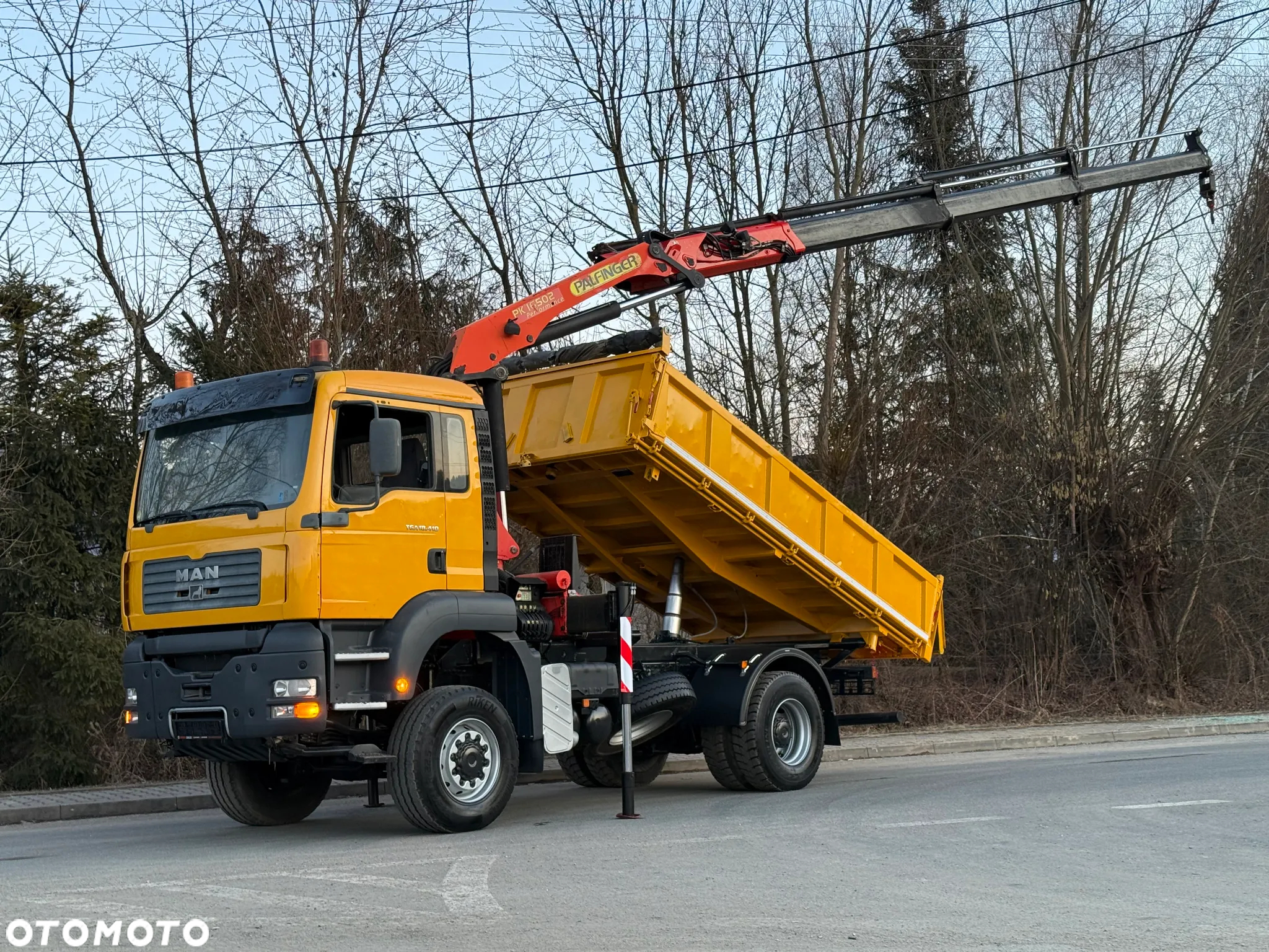 MAN * MAN TGA 18-410 * KIPER WYWROTKA * 4x4 * HDS Palfinger PK16500* Sprowadzony* Bardzo Dobry Stan * - 17