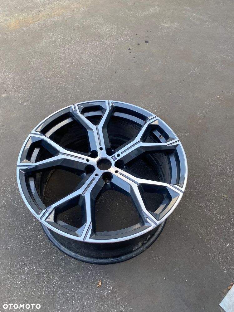 BMW X5 G05 X6 G06 X7 G07 M pakiet M-pakiet ORYGINALNA ! felga aluminiowa tylna 21 cali 21” 10.5x21 ET43 5x112 10.5 10 1/2 Jx21 ET 43 8071999  032610 - 5