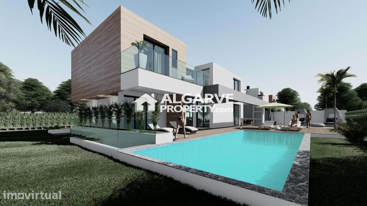 Moradia V4 estilo contemporâneo em fase final construção em Vilamoura, - Grande imagem: 2/51