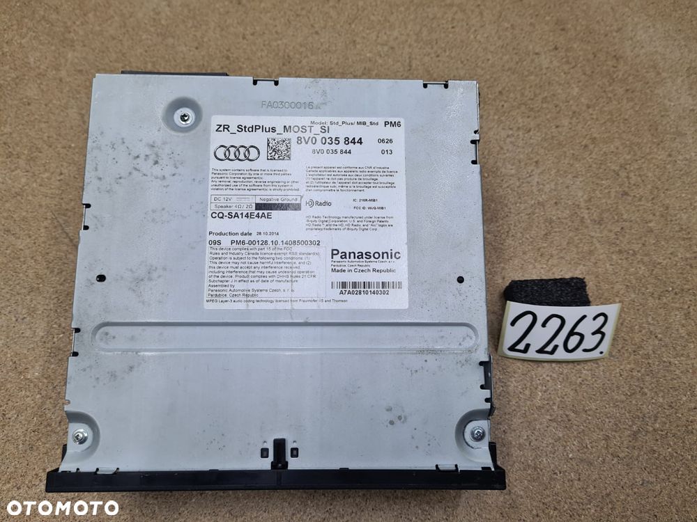 Audi A3 8V0035884 czytnik nawigacji MMI - 5