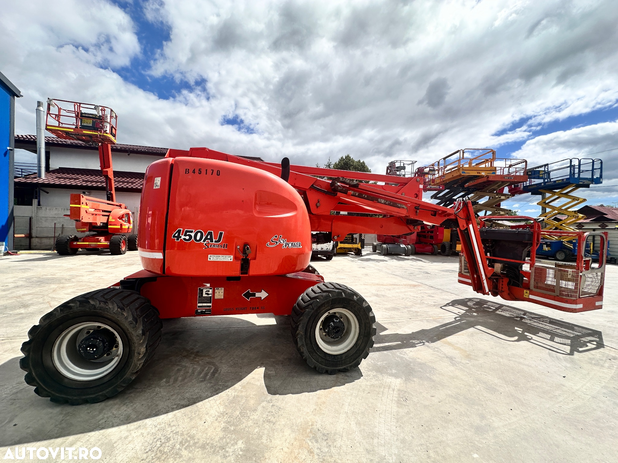 JLG 450AJ seria II din 2010 nacela brat articulat 16 metri diesel chirie vanzare - 7