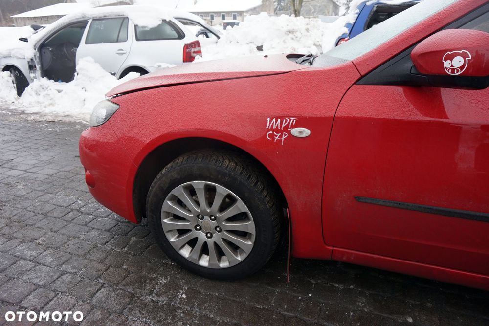 MASKA ZDERZAK BŁOTNIKI LAMPY IMPREZA III GH C7P XENON SPRYSKI SUBARU 2007-2011 CZERWONY PRZÓD KOMPLETNY - 21