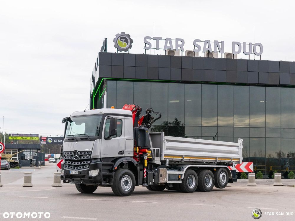 Mercedes-Benz AROCS 3643 8x4 Fassi F235A.2.23 E-dynamic Żuraw Wywrotka - 15