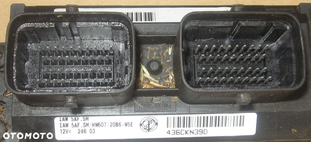 sterownik silnika FIAT PANDA II 1.1 8V 55192634 zestaw startowy - 5