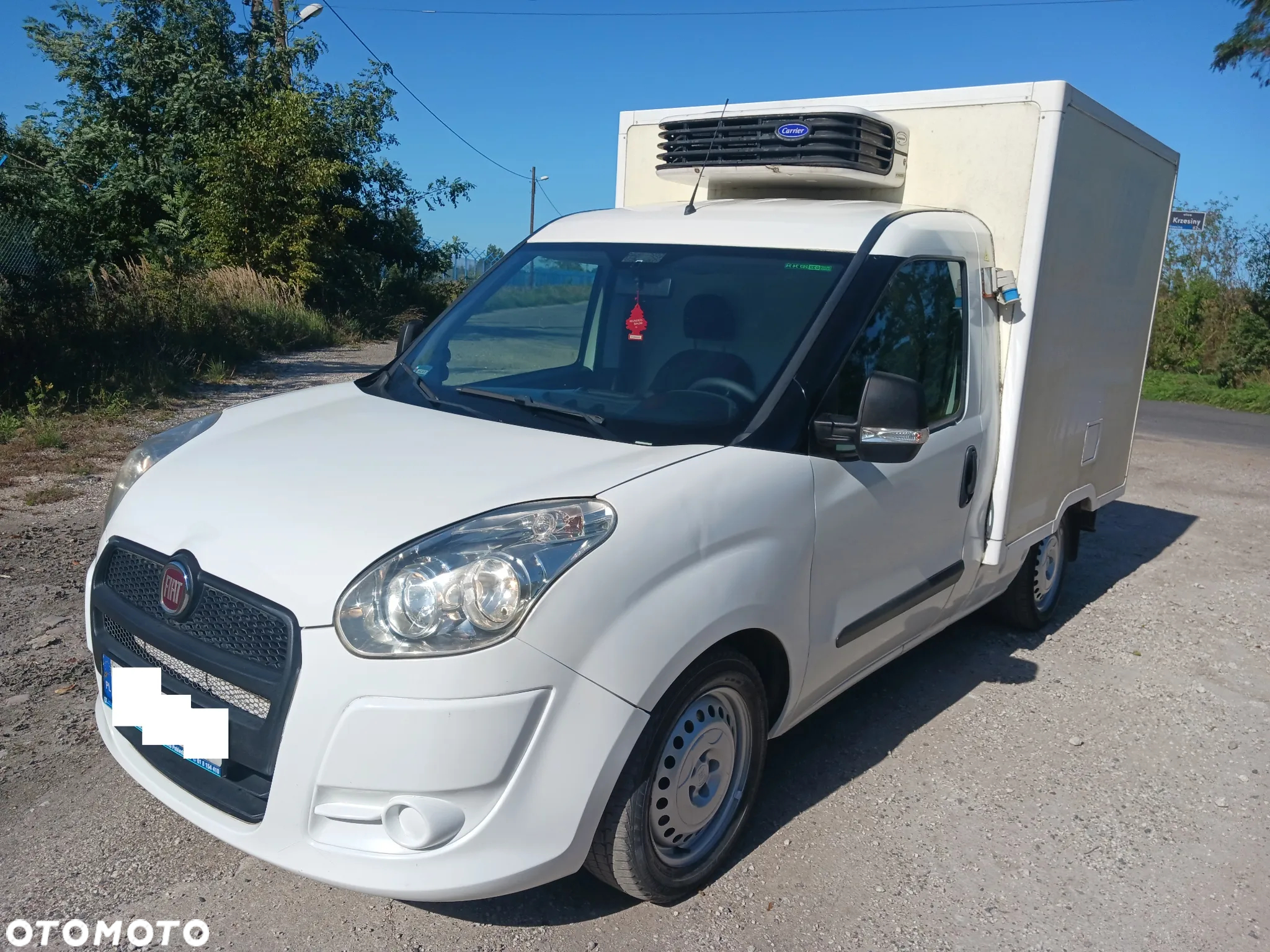 Fiat DOBLO 1.3 TDI 90KM 2014r Izoterma Chłodnia Mroźnia Agregat CARRIER Xarios 200 230V -29 +20 - 26