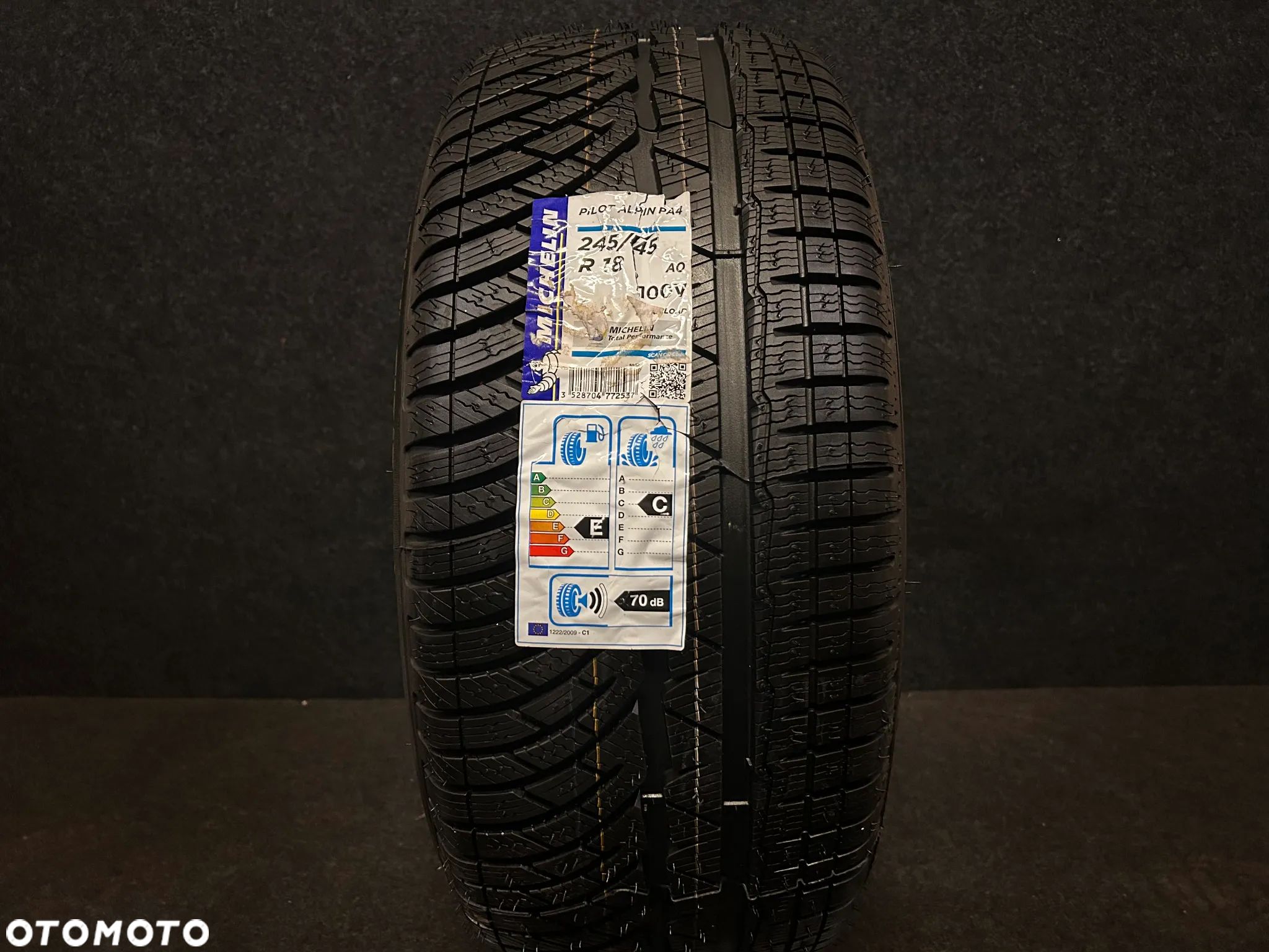 Michelin Pilot Alpin PA4 245/45/18 100V XL 1szt. Nowa! - 1