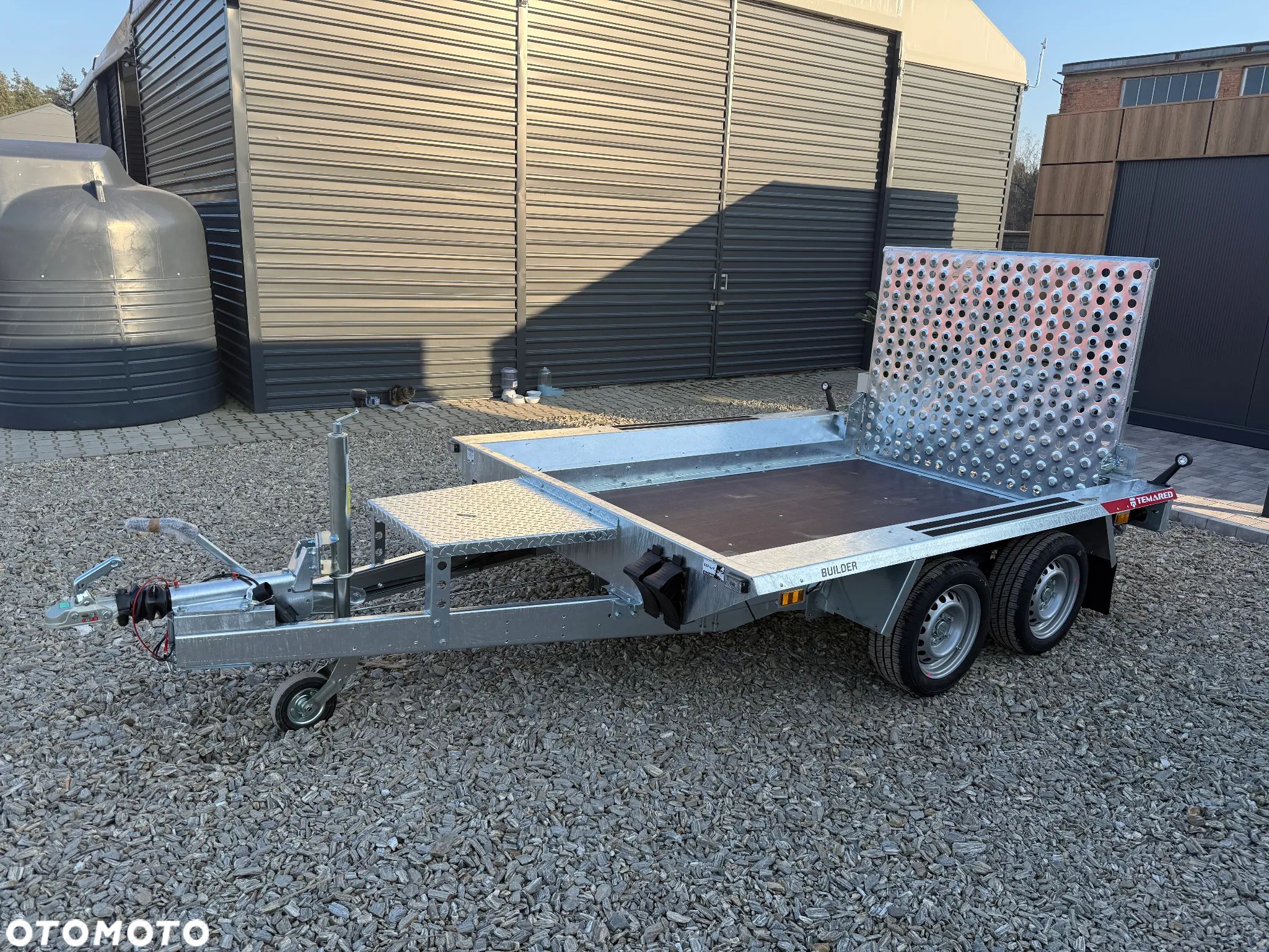 Przyczepa Laweta pod mini-koparkę Temared Builder 2615- 2,6x1,5m - 1