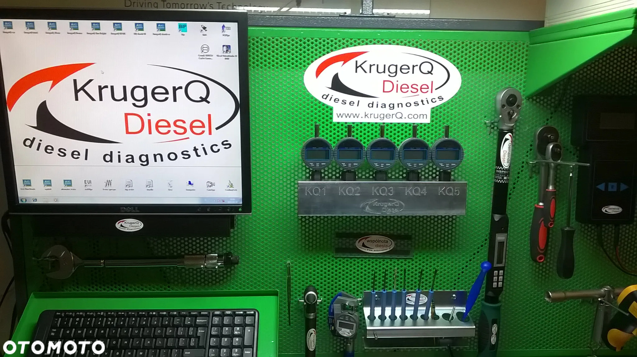 3 etap Krugerq narzędzia - wyposażenie- technologia do wtryskiwaczy CR - 12