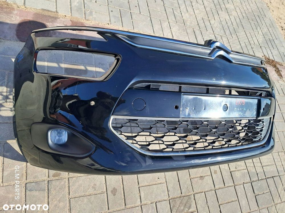 citroen c4 picasso ii kompletny zderzak przedni pod 6 pdc kolor exyb - 3