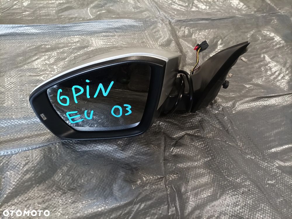 Skoda octavia III lusterko lewe 6 PIN LA7W - 2