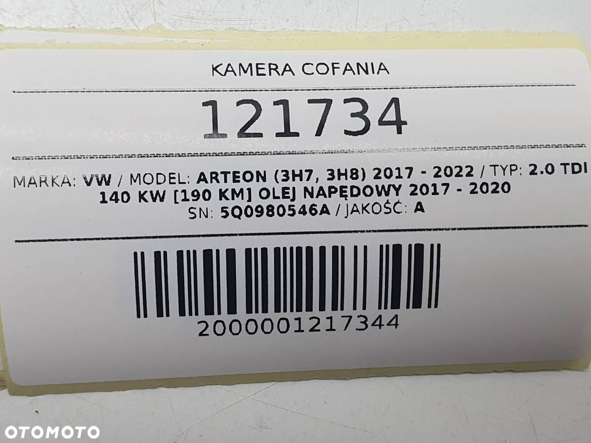 KAMERA COFANIA VW ARTEON 5Q0980546A - 5