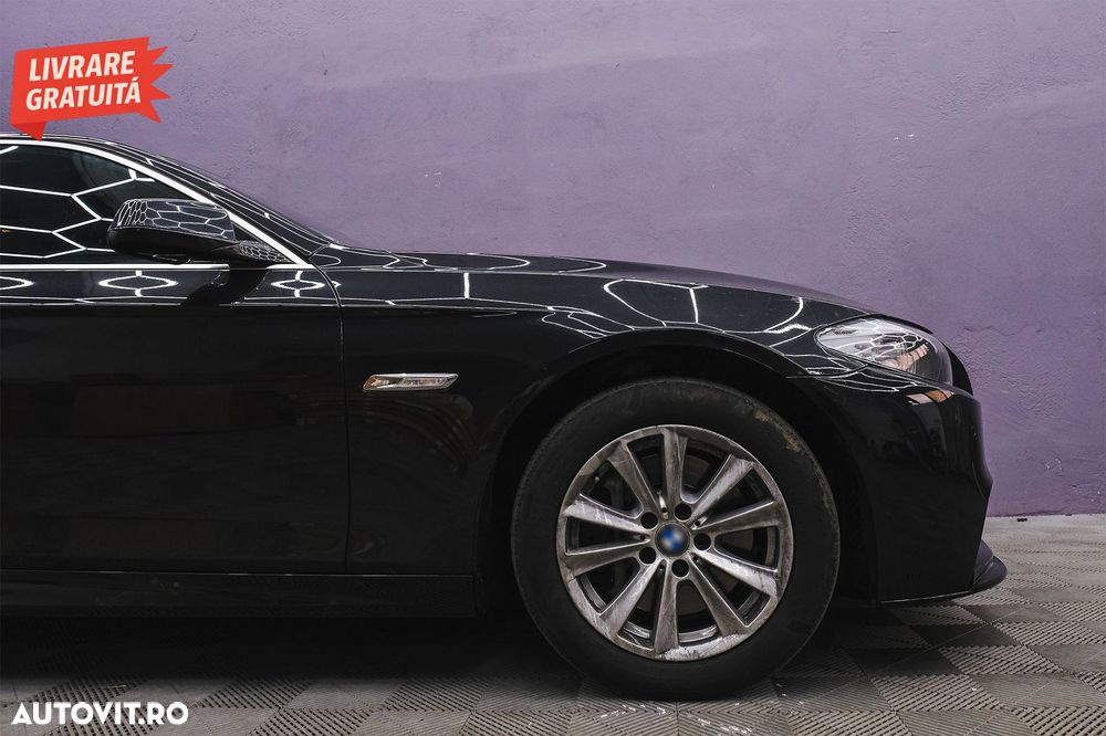 Prelungire Bara Fata BMW Seria 5 F10 F11 (2011-2017) M-Performance Design Negru Lu- livrare gratuita - 21