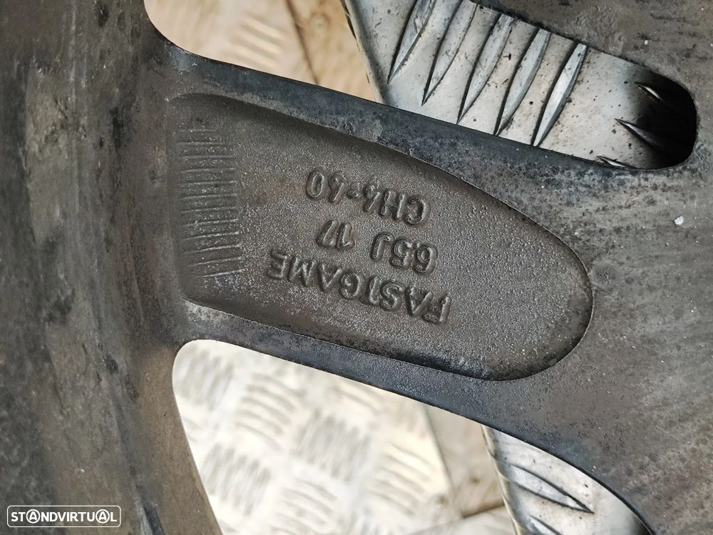 Conjunto de jantes 17 Renault Captur Mk1 6,5J ET40 4x100 Original - 9