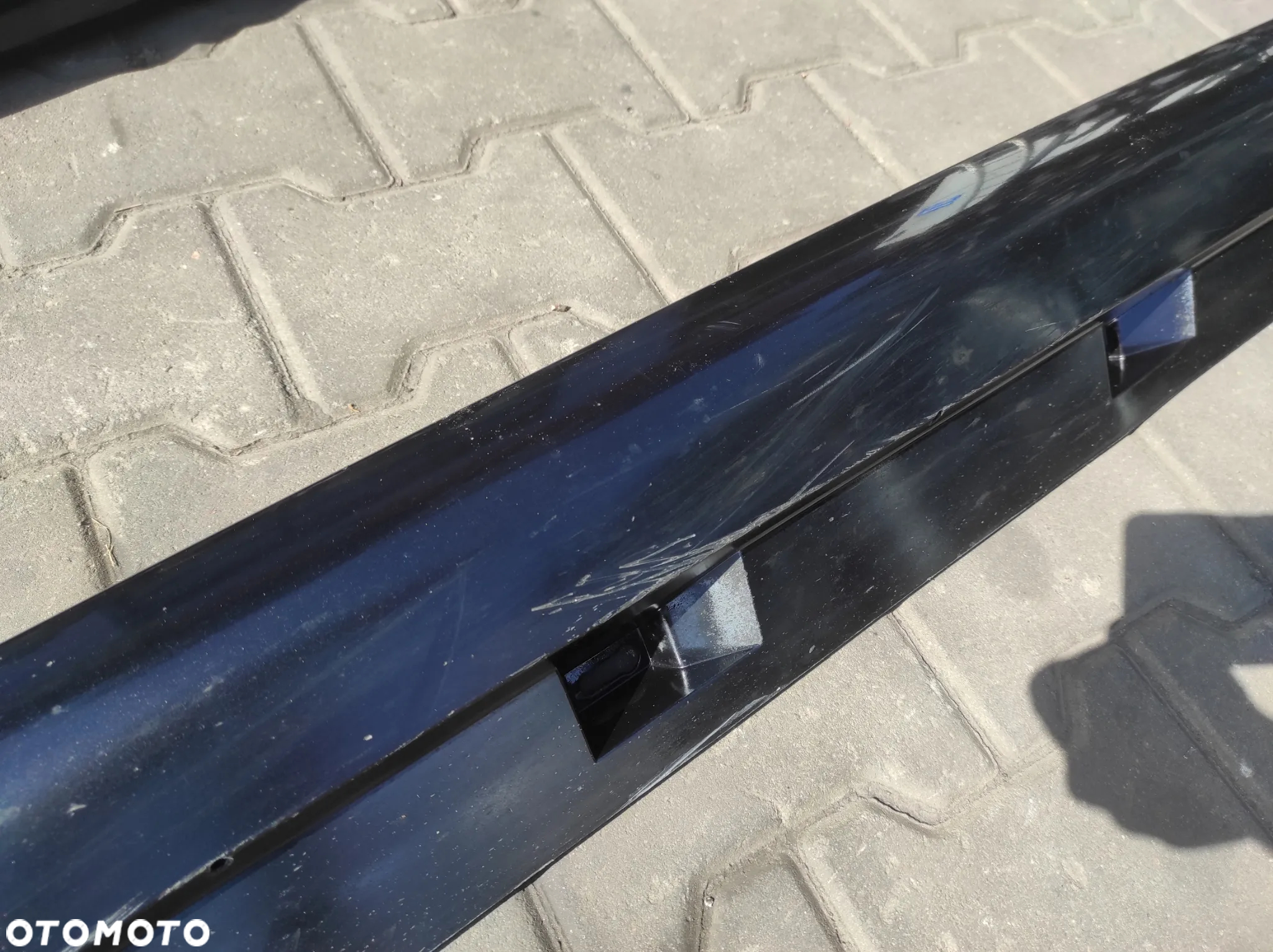 PRÓG PROGI NAKŁADKI LISTWY VW PASSAT B6 R LINE LC9X CZARNE WYSYŁKA !!!! - 6