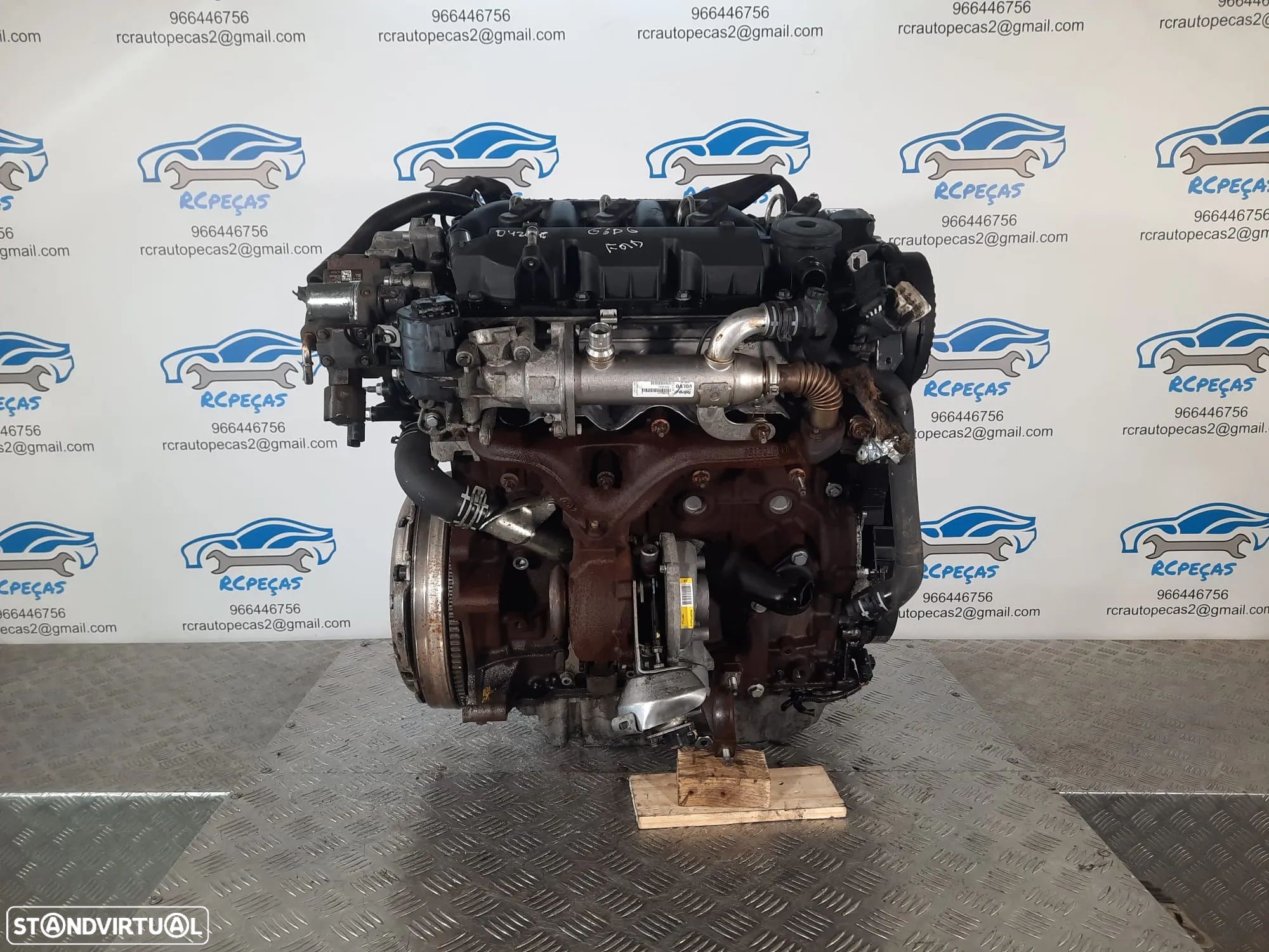 MOTOR COMPLETO 2.0 TDCI 16V 136CV G6DG FORD KUGA CMAX C-MAX FOCUS MOTOR ARRANQUE ALTERNADOR BIMASSA COMPRESSOR EMBRAIAGEM BOMBA DIRECAO INJETORES - 1