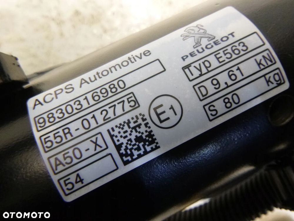 PEUGEOT 508 II SEDAN HAK HOLOWNICZY SKŁADANY ELEKTRYCZNY NOWY ORYGINAŁ - 8