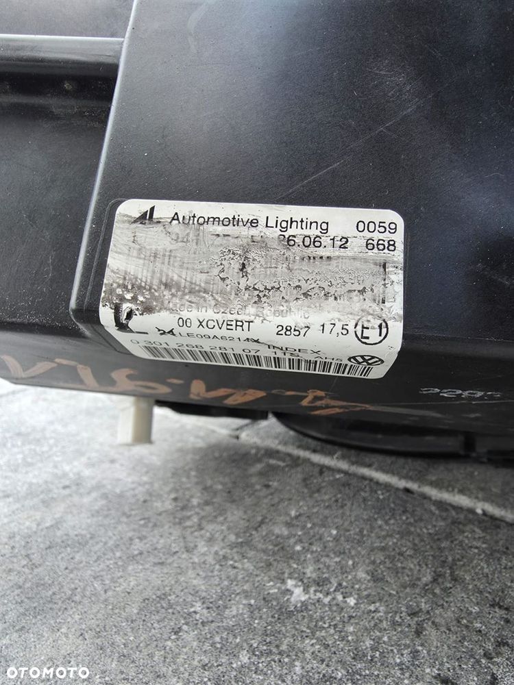 vw touran 1t1 lift lampa lewa przód bi xenon dynamic led 1t1941751 - 11