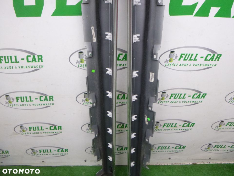Audi A8  LONG Listwa Nakładka Progowa 4H4853855B 4H4853856B - 8