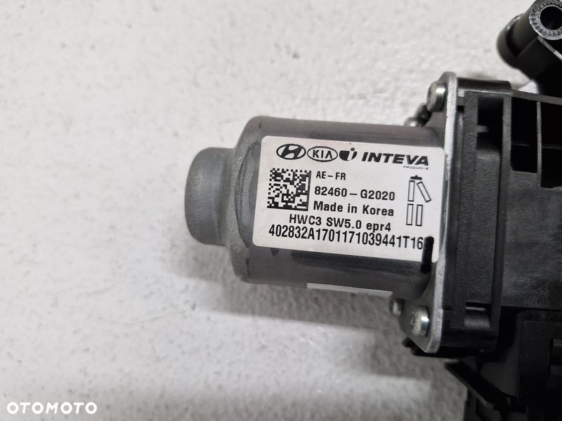 HYUNDAI IONIQ SILNICZEK SZYBY PRAWY PRZÓD PRZEDNI 82460-G2020 6 PIN EUROPA - 2