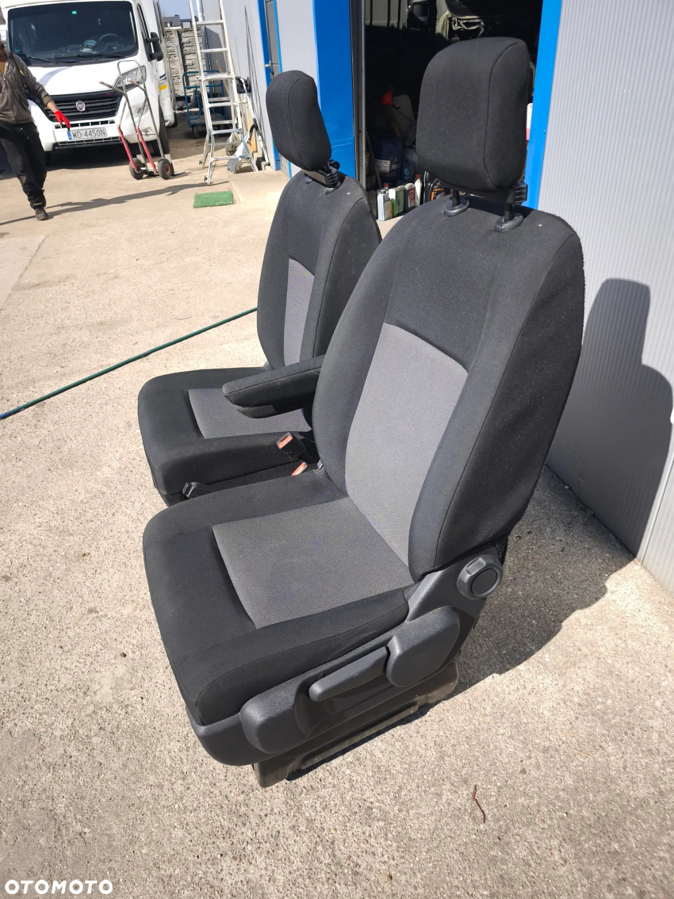 Fotel kierowcy pasażera pojedynczy lewy prawy Citroen Jumpy III Peugeot Expert Proace 2016- - 6