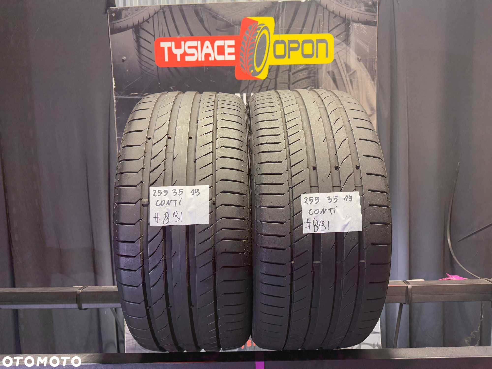 Opony Letnie 255/35/19 CONTINENTAL SPORTCONTACT #891 - 1
