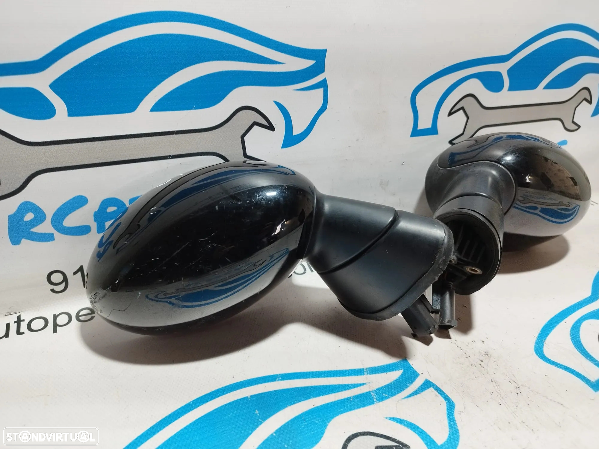 .ESPELHO RETROVISOR ESQUERDO DIREITO MINI COOPER R53 51167192469 7192469 51167192470 7192470 R50 R52 CABRIO ELETRICO AQUECIDO ESPELHOS RETROVISORES - 3