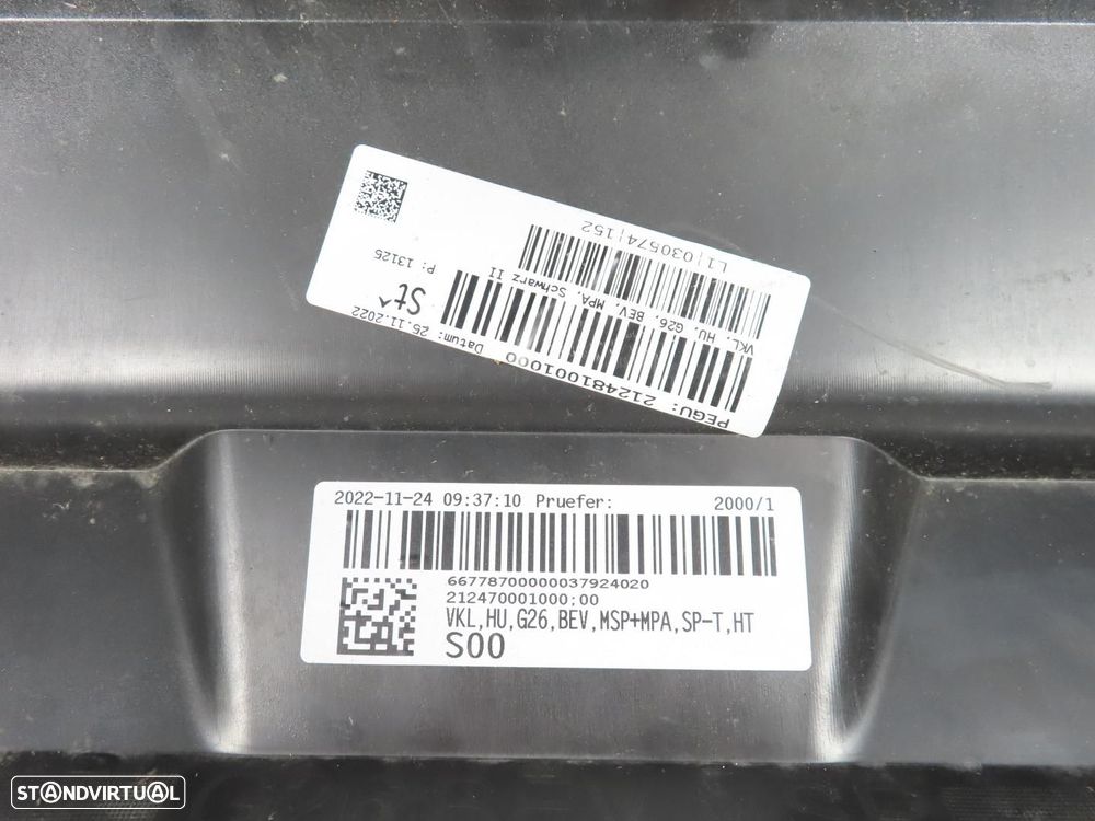 Difusor parachoques M / Preto Brilho Usado / Original BMW i4 (G26) 51125A116B1 - 6