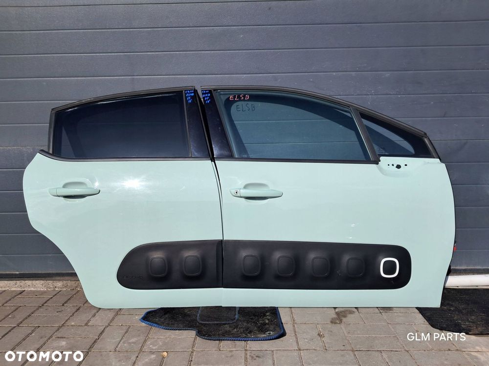 citroen c3 iii 3 prawe drzwi prawy przód + tył 2017 elsb