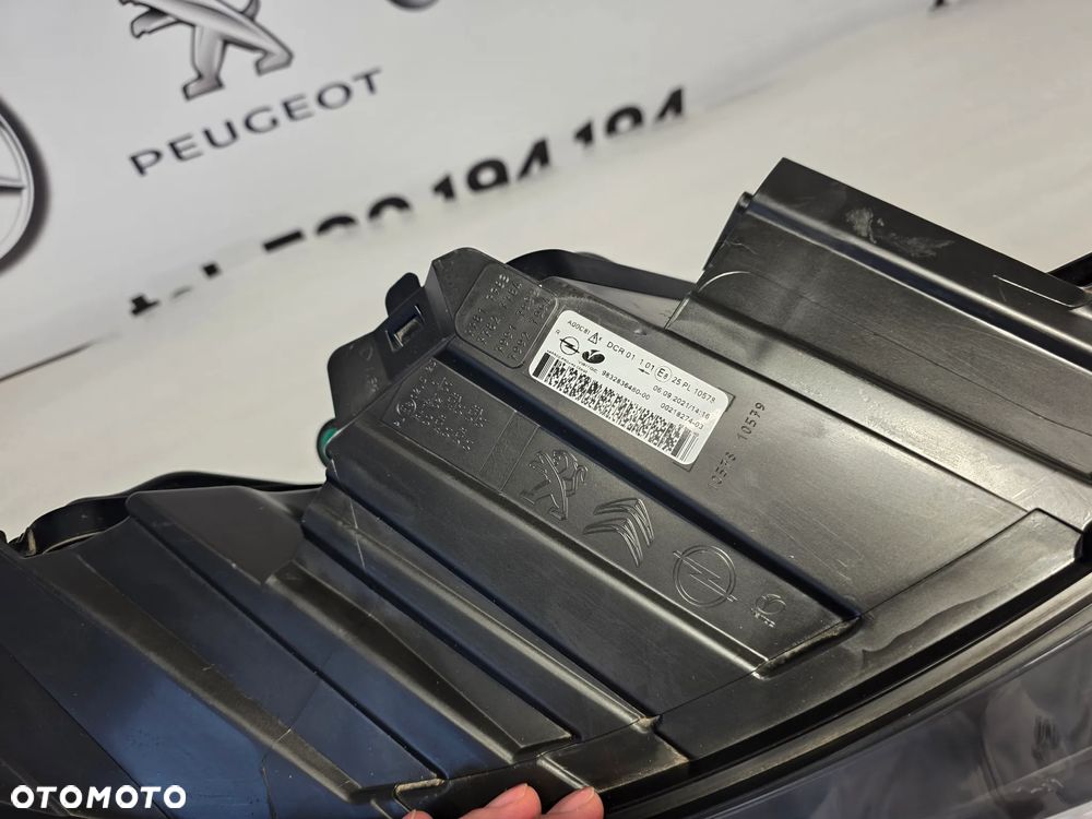 OPEL ZAFIRA D LIFE / VIVARO C / CITROEN JUMPY 19- PRAWA LAMPA PRZEDNIA PRZÓD XENON , NR 9832836480-00 / 9832836480 , NR AUKCJI LPP253 - 12