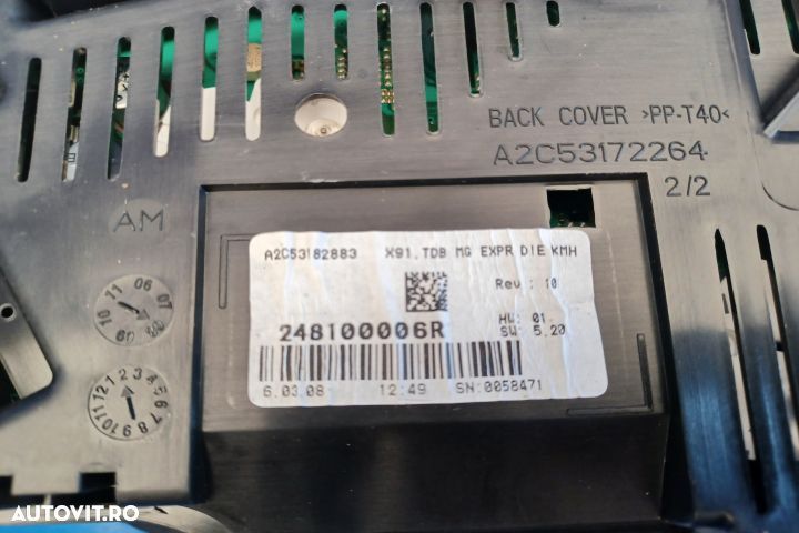 Ceasuri bord A2C53182883 248100006R Renault Laguna 3 [2007 - 2011] Gr - 4