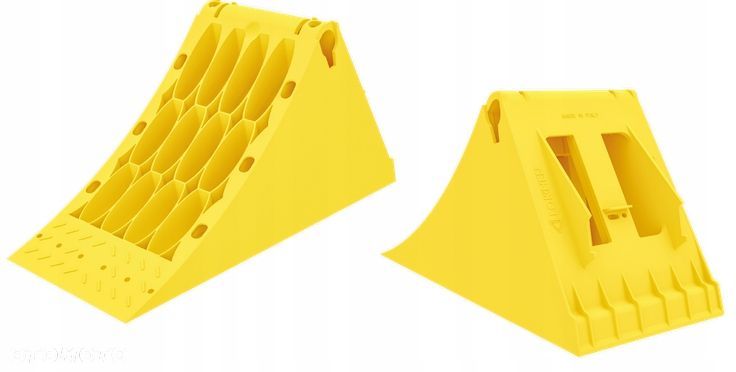 2 x Klin pod koło blokada pod koła PCV TIR BUS G46 - 1