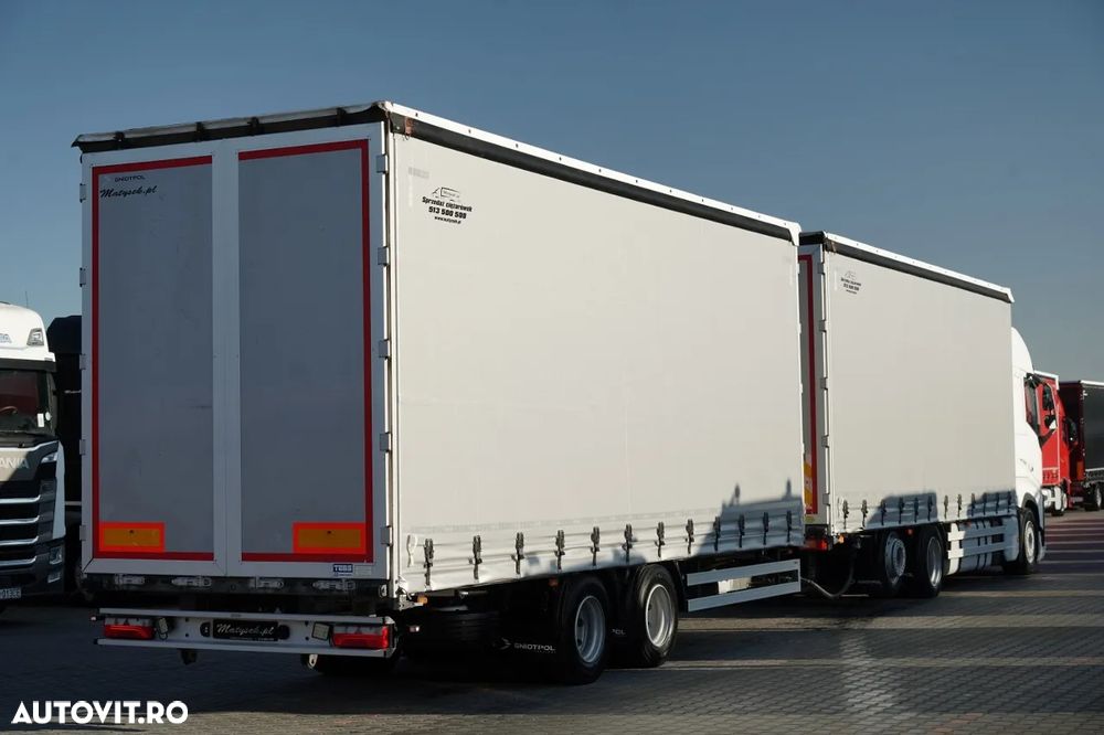 Volvo FH 500 / TANDEM 120 M3 / 6X2 / MEGA / PUNTE RIDICATĂ / TV / + REMORCA GNIOTPOL - 4