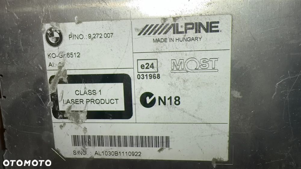 BMW 5 F10 F11 RADIO NAWIGACJA 9272007 - 5