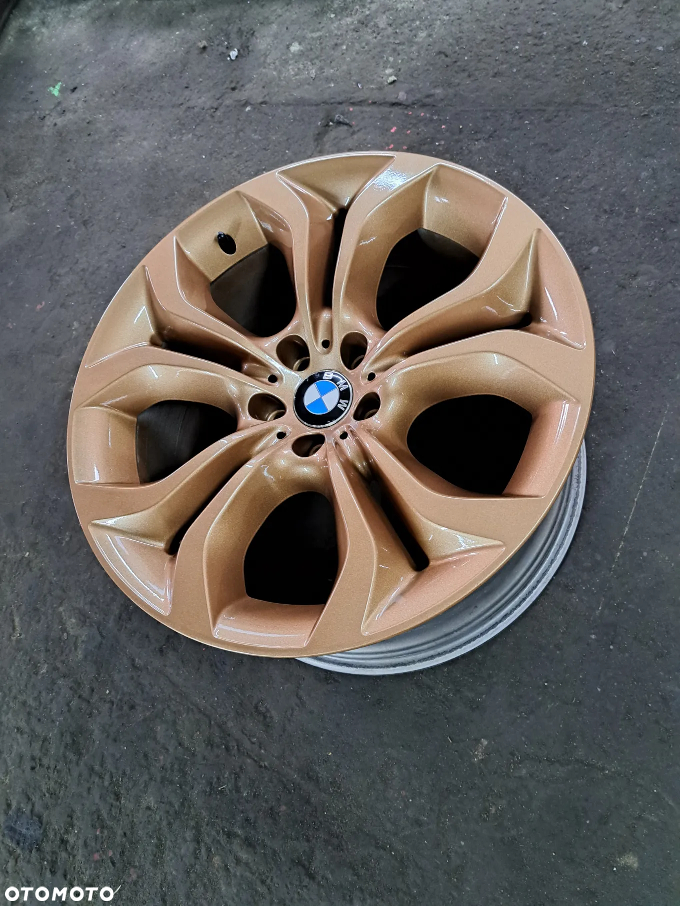 Alufelgi BMW x5 x6 e70 e71 20 cali dwie szerokości platynowy brąz - 7