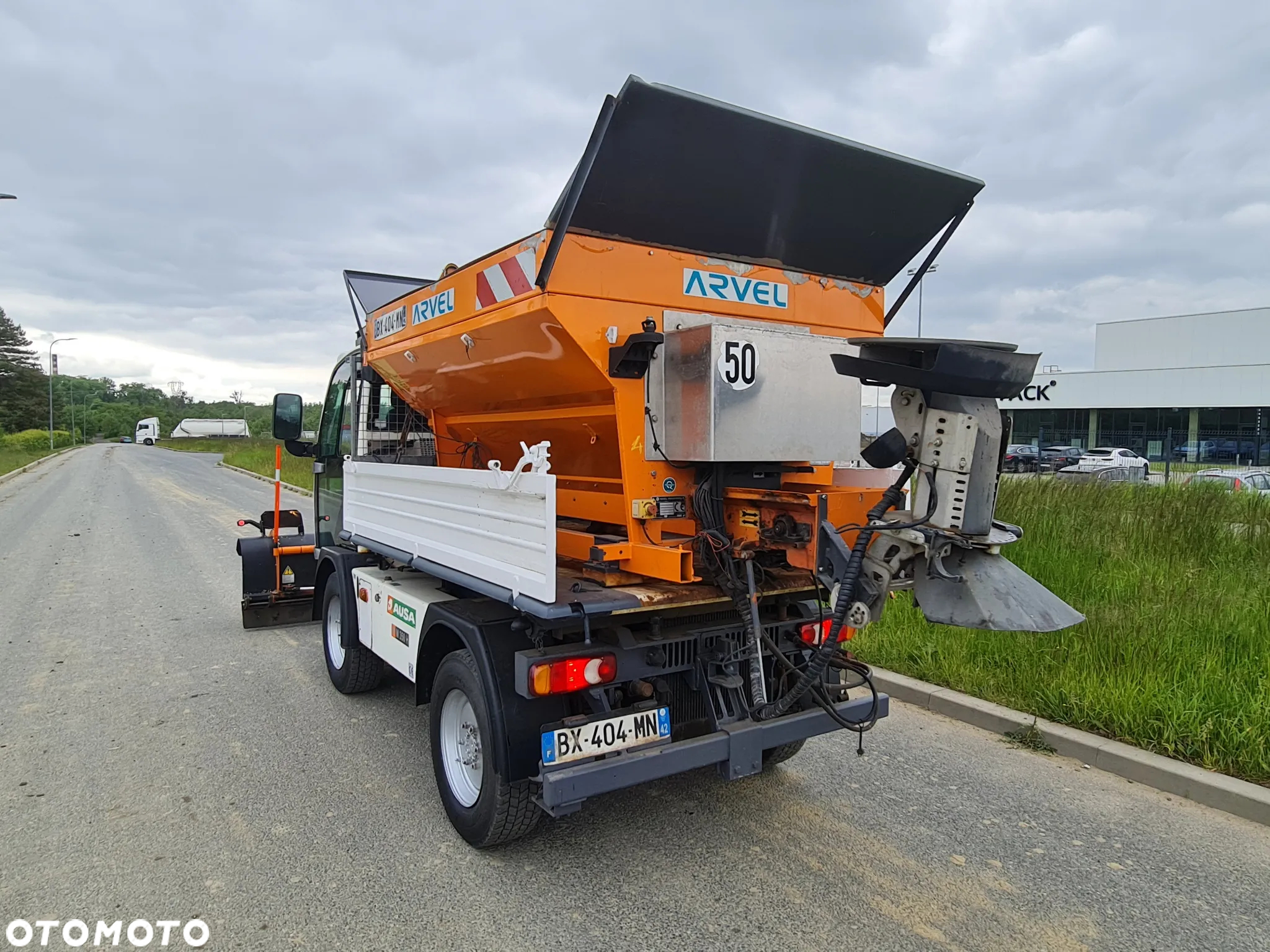 Multicar Tremo 2011 Ausa M350H Wywrotka 4x4 Solarka Arvel Pług Ladog Kompletny Zestaw - 11