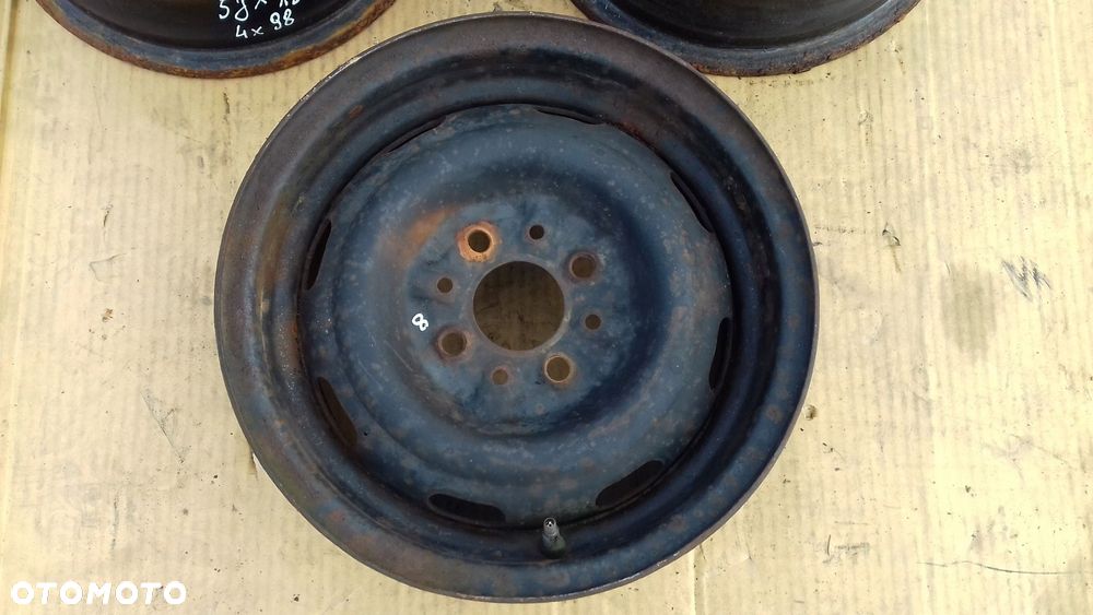 felgi stalowe 4x98 5jx13'' fso polonez fiat łada - 1