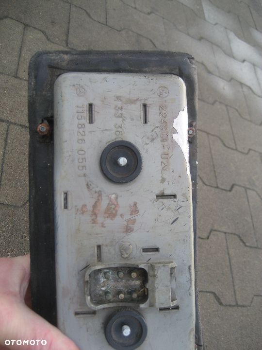 mercedes 115 w115 w 115 lampa tył lewa chrom 1158260551 - 8