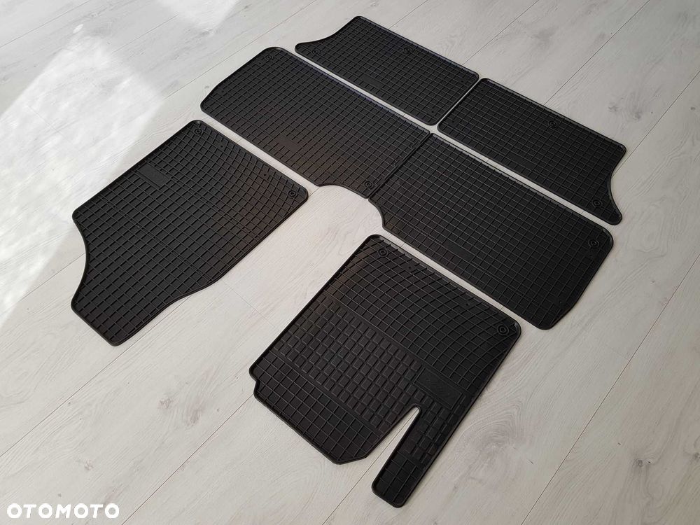 Dywaniki Gumowe VW Sharan I 1 Seat Alhambra Ford Galaxy 7 OSOBOWY - 7