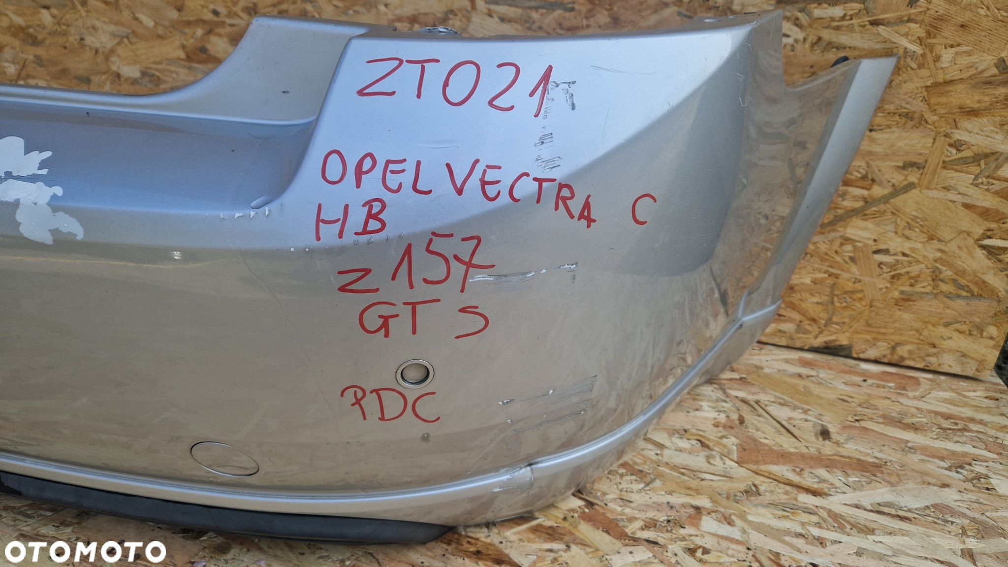 OPEL VECTRA C HB GTS ZDERZAK TYLNY TYŁ KOD LAK.Z157 - 6
