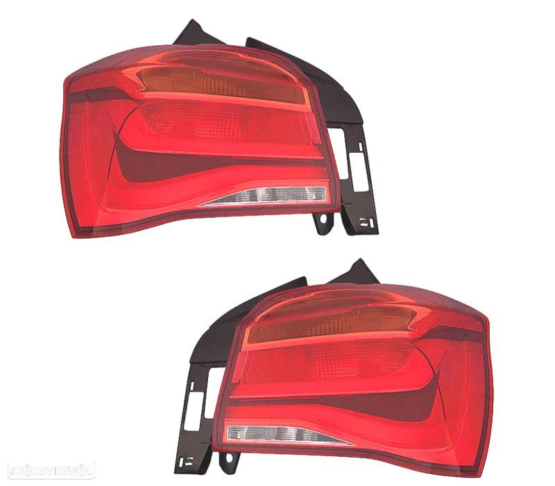 FAROLINS BMW F20 F21 15-20 LED BRANCO VERMELHO - 1