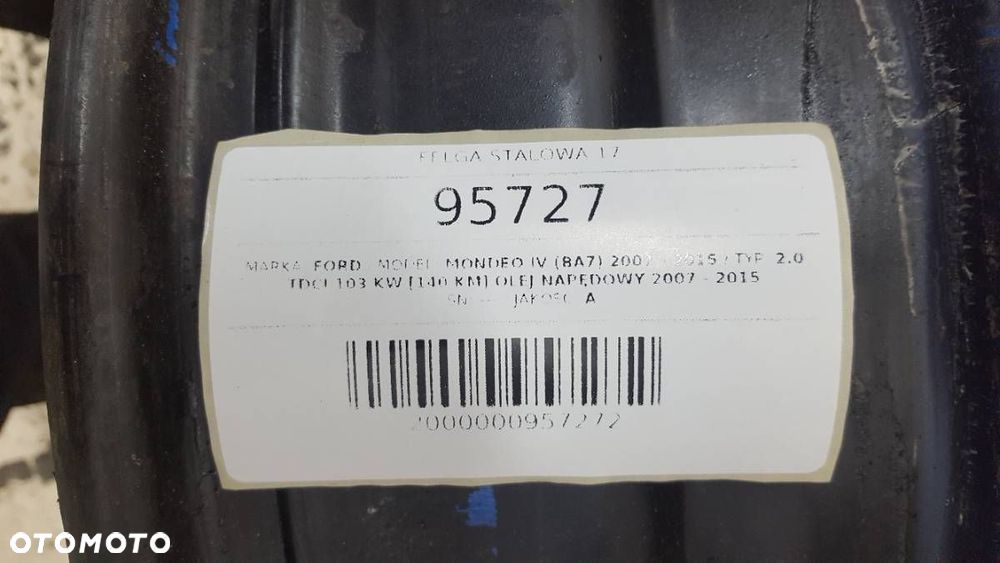 FELGA STALOWA 16 MONDEO MK4 2007 5X108 16 OTC 63 - 4