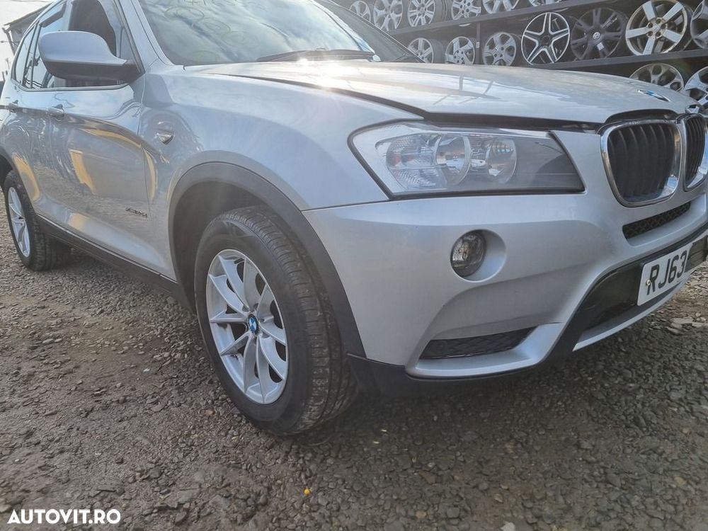 Bara fata BMW X3 F25 2010 - 2014 Titansilber 354 (1478) Diesel model fara spalatoare far - 2