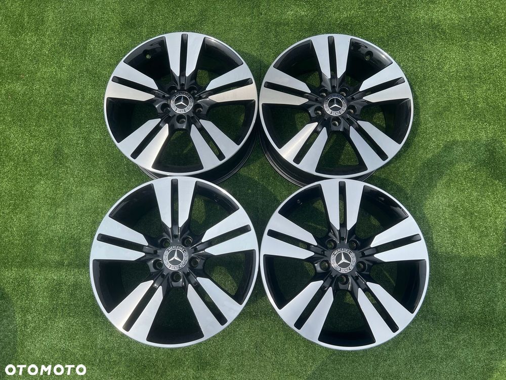 KOMPLET FELG FELGI ALU MERCEDES A246 A B KLASA VITO V 18 ET52 ORYGINALNE - 2
