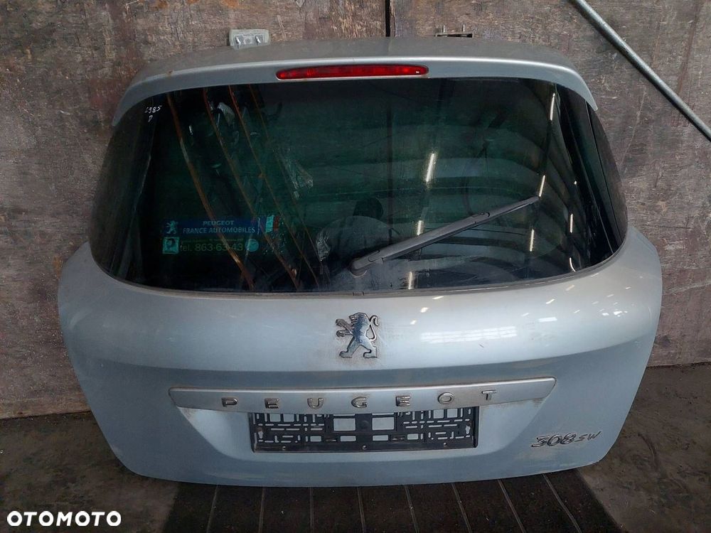 KOMPLETNY TYŁ KLAPA BAGAŻNIKA ZDERZAK LAMPY PEUGEOT 308 T7 KOMBI EZRC - 7